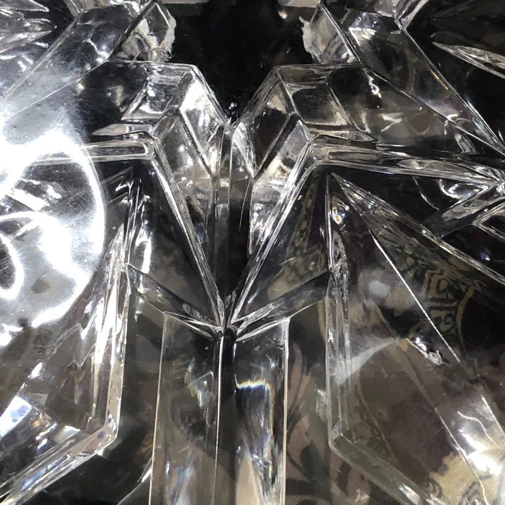 Large Clear Acrylic Crystal Snowflake Christmas Tree Ornaments 9.5” - Picture 10 of 12